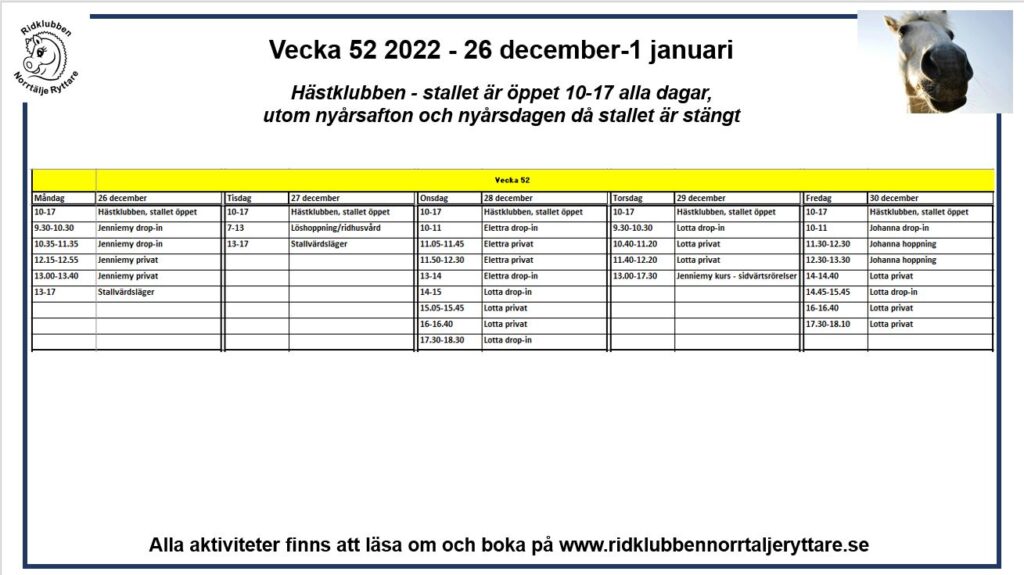 Hem - Ridklubben Norrtälje Ryttare